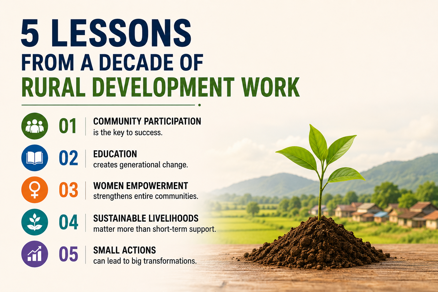 5 Lessons From a Decade of Rural Development Work